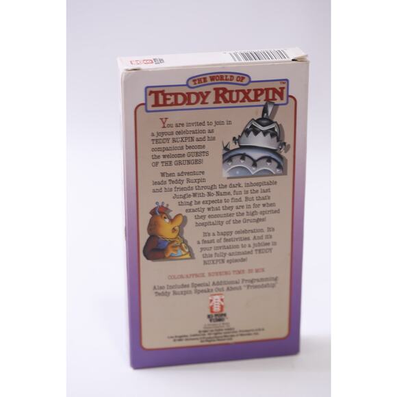 Teddy Ruxpin, Guests Of The Grunges, VHS, 1987, Video Tape, ~ 250910-WH 1356 - Picture 2 of 4